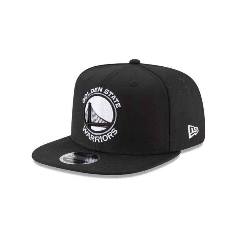 NBA Golden State Warriors High Crown 9Fifty Snapback (YAL4895) - Black New Era Caps